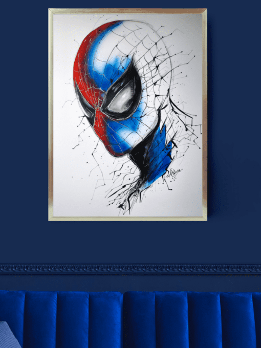 Spiderman  - Oeuvre Originale - Encadrée