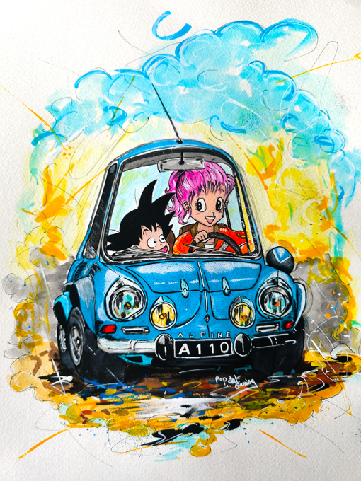Goku et Bulma - Oeuvre originale