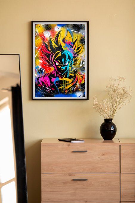 Peinture de Son Goku - oeuvre originale