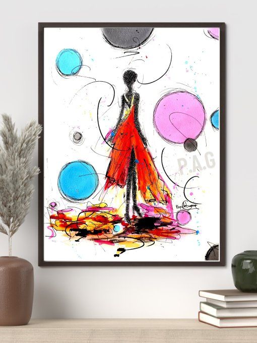 Print A4 - Silhouette Fantaisie
