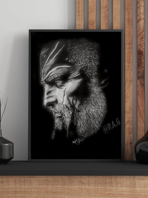 Illustration imprimée A4 - Eivor