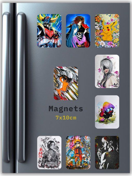 Magnets d'arts - Editions Uniques - Tarif à l'unité