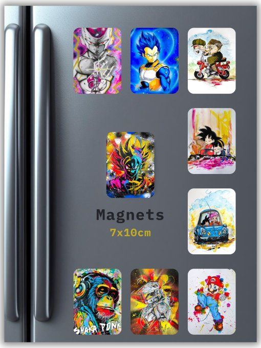 Magnets d'arts - Editions Uniques - Tarif à l'unité