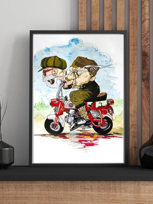 Print A4 - Tortue Géniale - Dragon Ball